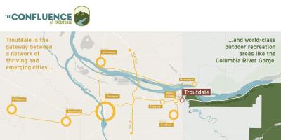 The Confluence at Troutdale regional map