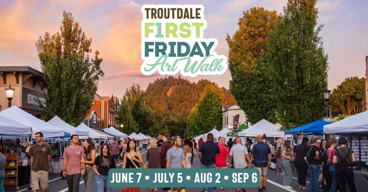 Troutdale First Friday Art Walk - June 2, July 7, August 4, September 1