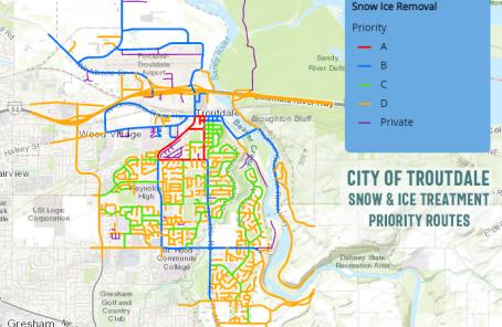 Snow and Ice Priority Routes