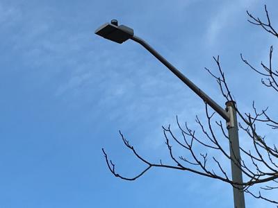 LED streetlight in Troutdale