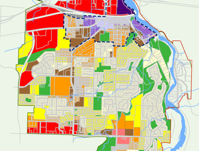 Zoning Map of Troutdale, OR
