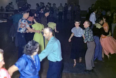 Dancing at Troutdale's old City Hall, c 1952. Photo courtesy of the Troutdale Historical Society.