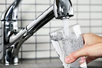 Stock photo of drinking water