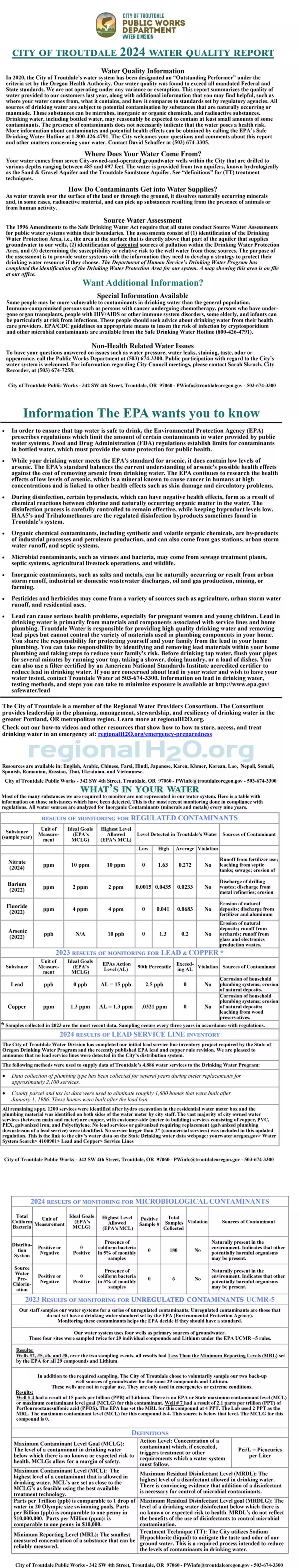 2024 Water Quality Report