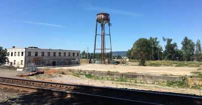 Troutdale Confluence site in August 2019, shortly before the building was demolished.