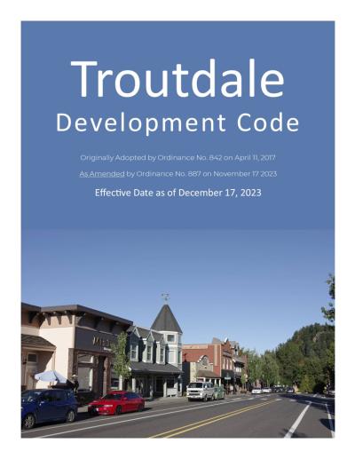 Troutdale Development Code Cover