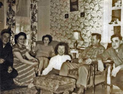 The Kaiser family in their SE Jackson Park Rd. home circa 1956 