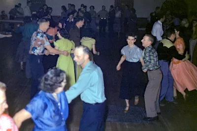 Dancing at Troutdale's old City Hall, c 1952. Photo courtesy of the Troutdale Historical Society.