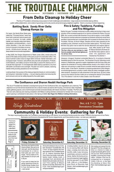 Click to open the latest edition of The Troutdale Champion