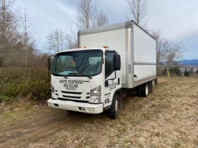 Our local partners hired Rapid Response Bio Clean to clean up the site.