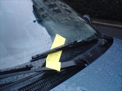 parking_ticket.jpg File photo of a parking ticket on a car windshield.