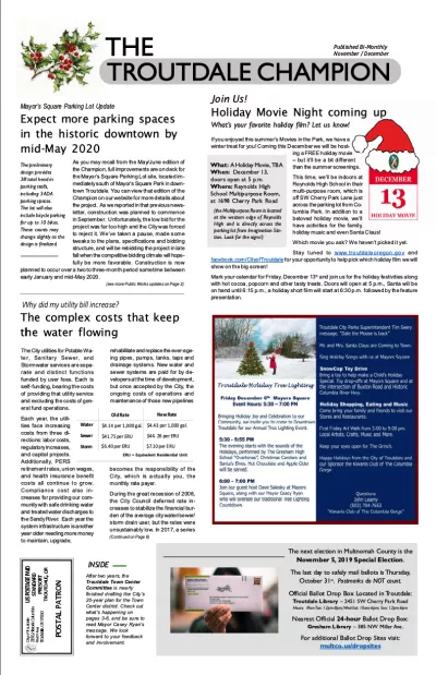 The Troutdale Champion: November/December 2019