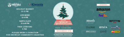Troutdale Wind-er Wonderland. December 5, 12pm-6pm