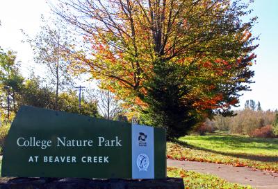 cnp_sign2.jpg College Nature Park at Beaver Creek