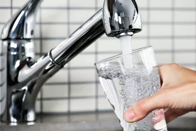 Stock photo of drinking water