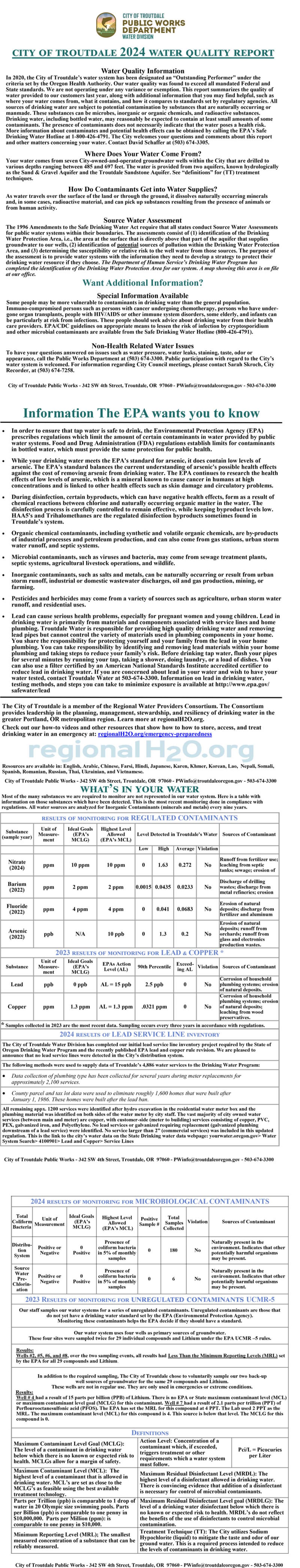 2024 Water Quality Report